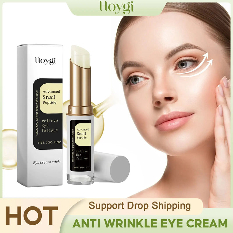 Snail Eye Cream Anti Wrinkle Dark Circles Remover Firming Eye Bags Puffiness Treatment Fade Fine Lines Moisturizing Eye Cream